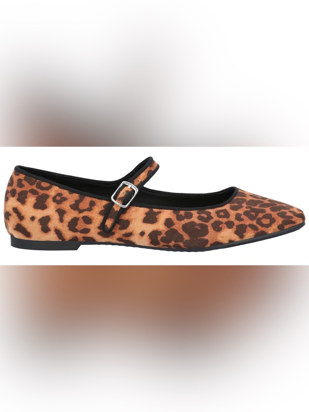 Time and Tru Women's Faux Leather Mary Jane Flats
